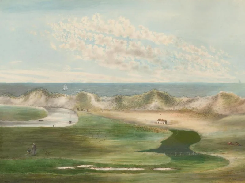1829-James Hazel Adamson - Veduta dell'Onkaparinga del 1854